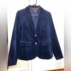 Tommy Hilfiger Deep Blue Velvet Blazer